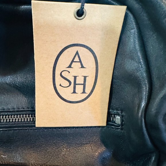Ash Domino Black Leather Backpack w/Chains (NWT) main image 11